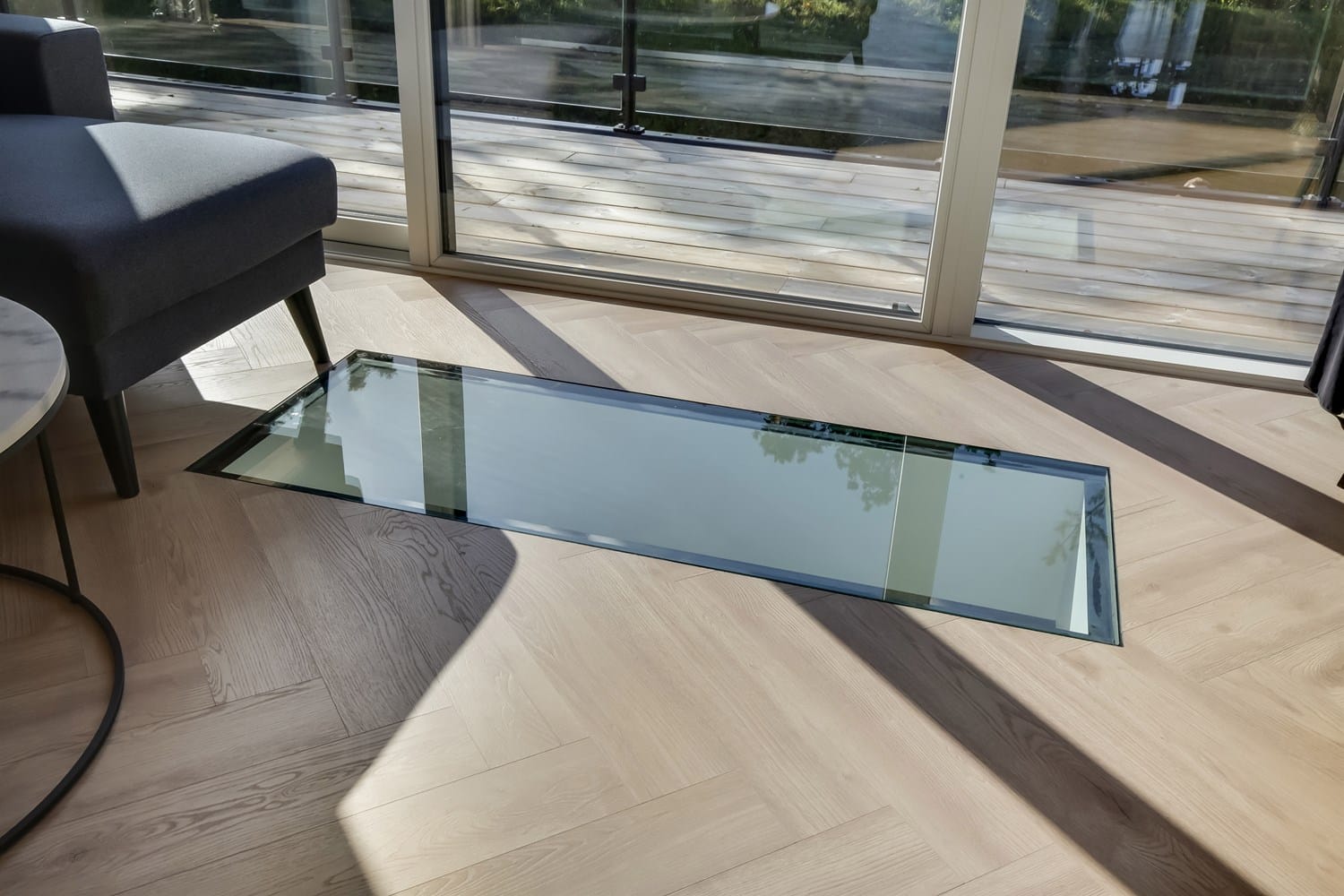Glas gulv